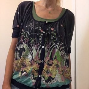 Herrlicher top, shirt, oversize M